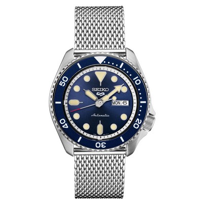Seiko Watch Mens Seiko 5 Sport Ss Blue Dial