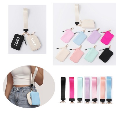 Dual Pouch Keychain Wallet