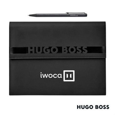 Hugo Boss® Cloud Ballpoint Pen & A5 Folder Set