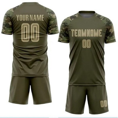 Camouflage Style Sports Uniform