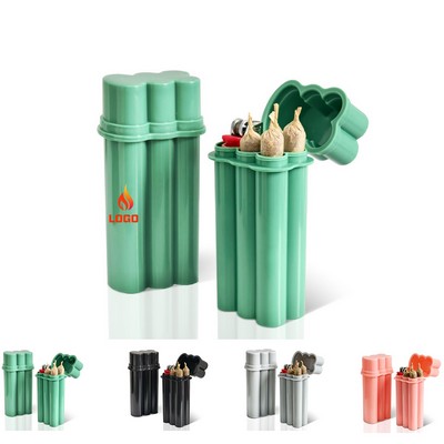 4-Hole Cigarette Container Lighter Cone Holder Case