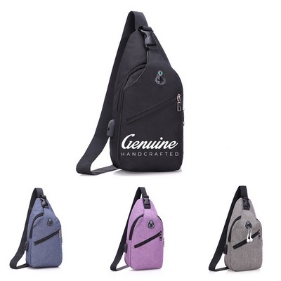 Usb Crossbody Fanny Pack