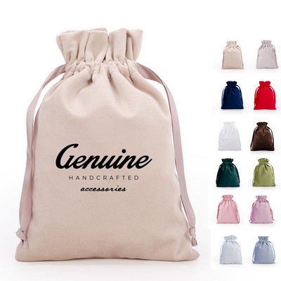 Dust-resistant Cotton Drawstring Bag