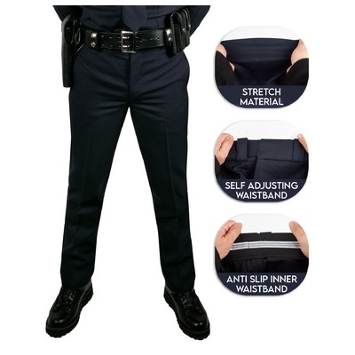 Deluxe Serge Weave Poly Rayon Lycra Pants DARK NAVY