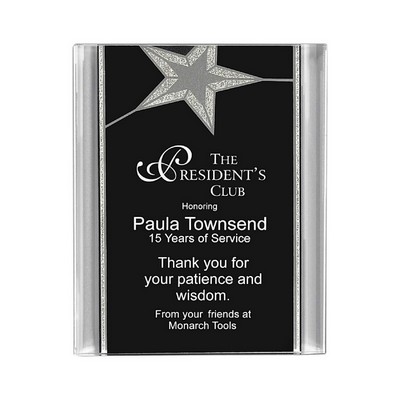 Star Acrylic Award w/easle