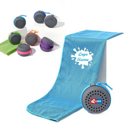 Cooling Sports Towel with Portable Case