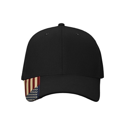 Kati Mesh Woven Flag Hat (Embroidered)