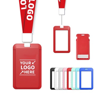 Retractable ID Badge Card Holder