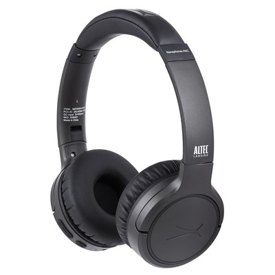Altec Lansing Gray Nanophones Active Noise Canceling Bluetooth Headphones