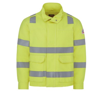 Bulwark Hi-Visibility and Raingear - Unisex Hi-Visibility Lined Bomber Jacket