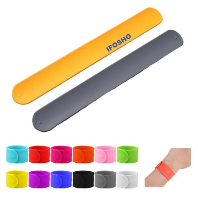 Silicone Slap Bracelet Rubber Wristband
