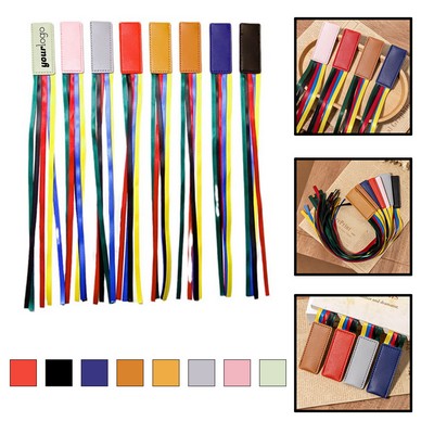 Colorful Rope Leather Bookmark