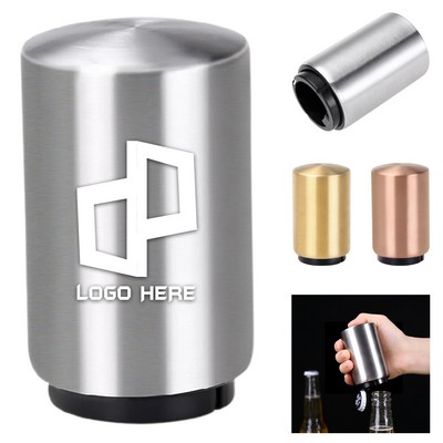 Cylindrical Magnetic Beer Bottle Opener