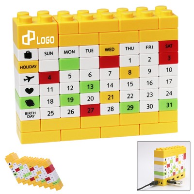 Blocks Diy Calendar