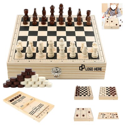 4" 1 Foldable Board Game Set