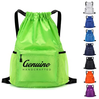 Waterproof Drawstring Gym Backpack