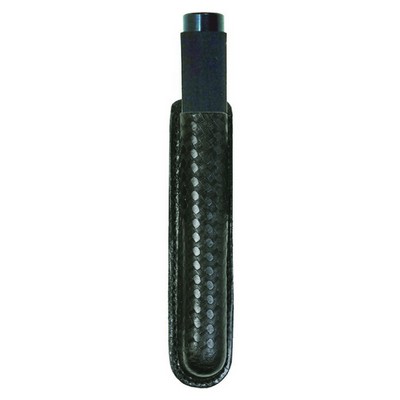 Expandable Basket Weave Leather Baton Holders