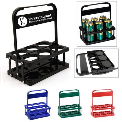 Foldable Beer Bottle Basket Holder