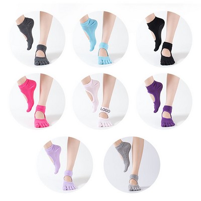 Backless Cotton Yoga Socks