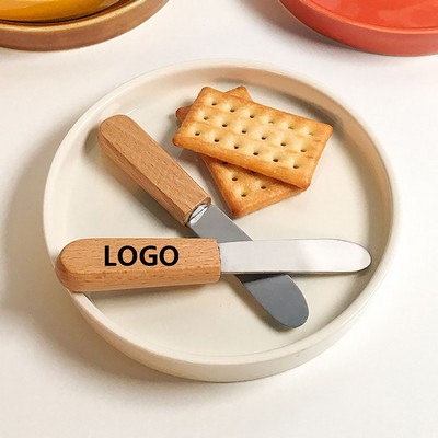 Stainless Steel Jam Knife with Wooden Handle