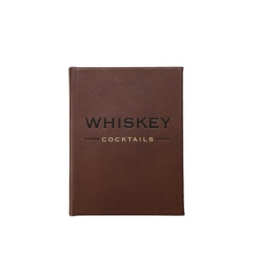 Whiskey Cocktails Leather Bound Book