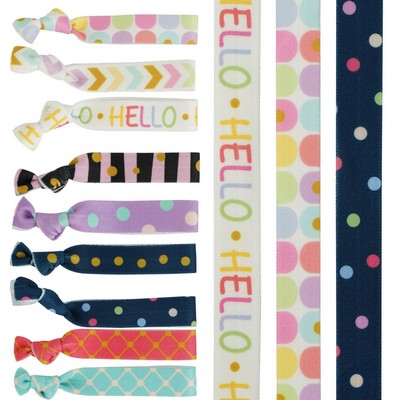 Knotted Hair Ties Elastic Ribbon