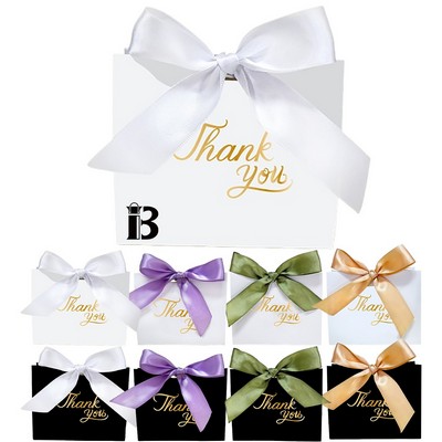 Exquisite Candy Paper Bags W/ Romantic Ribbons