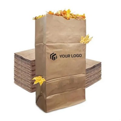 Environmentally Friendly Fallen Leaves Kraft Paper Bag