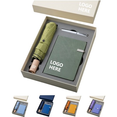 Business Notebook Set w/ Umbrella & Pen