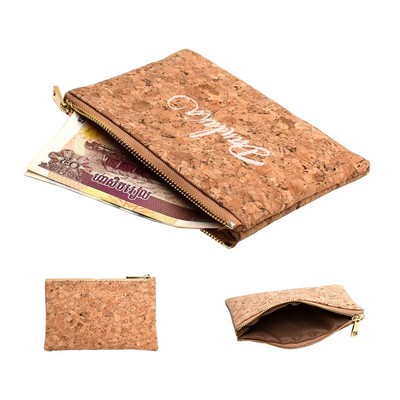 Natural Cork Clutch Pouch