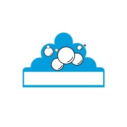 USA Made Synthetic Paper Badge Ribbon Full-Color (2"x3") Bubble Shape