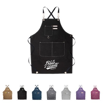 Canvas Cross Back Apron