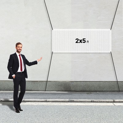 Custom 2' X 5' Mesh Banners
