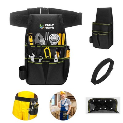 Tool Belt Bag Storage Pouch With Multiple Pockets