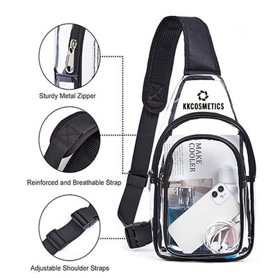 PVC Transparent Sling Bag