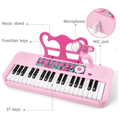 Contixo KP1 Kids Keyboard Piano 37 keys, 2 speakers Microphone Included