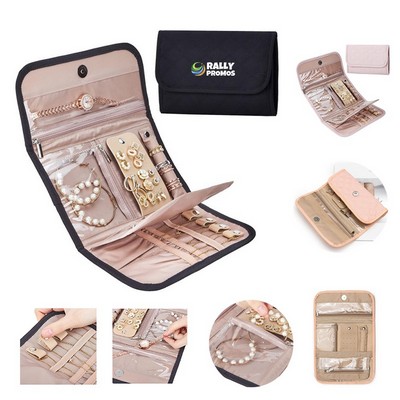 Folding Jewelry Bag Travel Jewelry Organizer Case