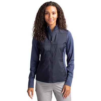 Cutter & Buck Women's Stealth Hybrid Quilted Full Zip