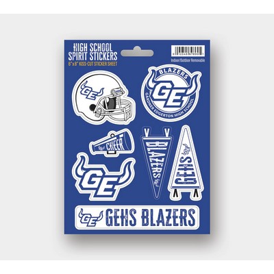 Removable Outdoor Sticker - 45 to 54 Square Inches