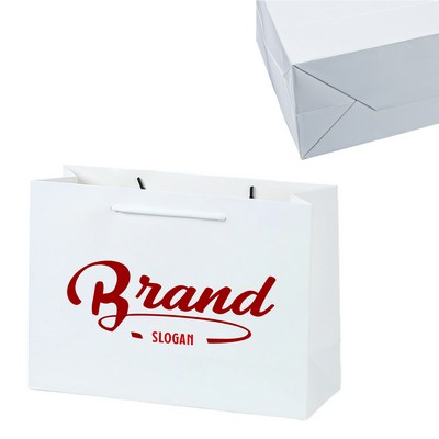 White Kraft Paper Gift Bags