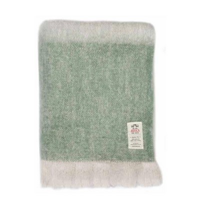 Avoca Celadon Mohair Throw