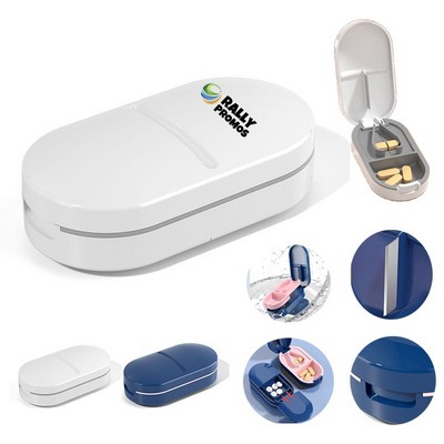 Medicine Cutter Box Small Large Pill Grinder Splitter