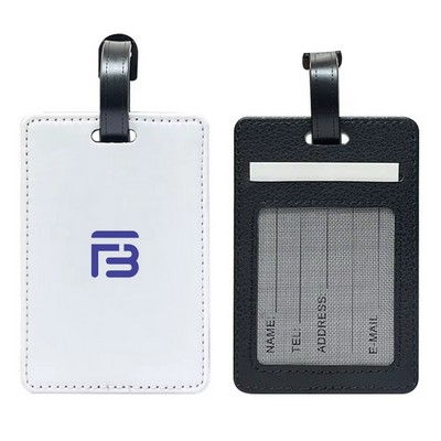 PU Leather Luggage Tag