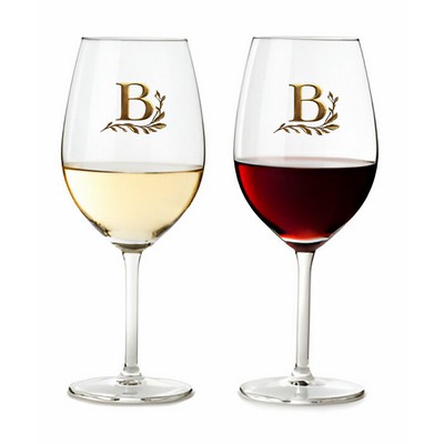 USA Printed 10 oz Premium Stemmed Wine Glasses