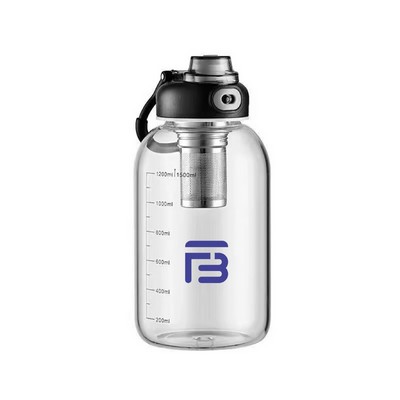 Glass Water Drink Bottle