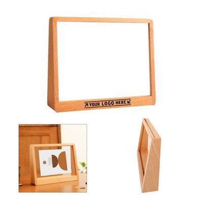6" x 8" Wood Trapezoidal Photo Frame