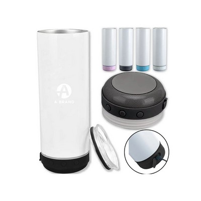 20oz Vacuum Insulated Tumbler Cup With Wireless Speaker
