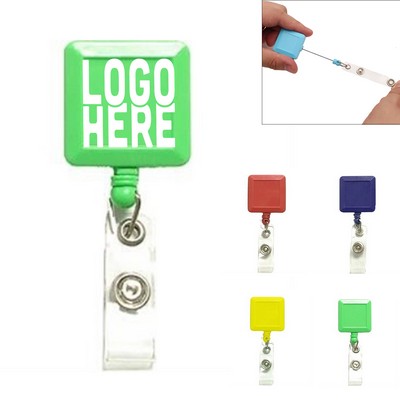 Plastic Square Badge Reel