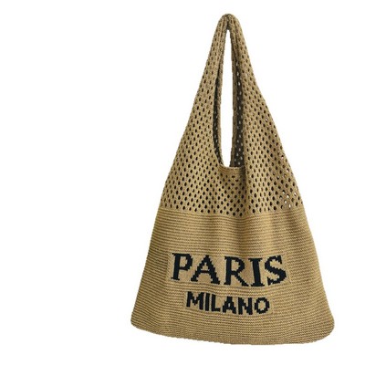 Crochet Mesh Beach Tote Bag