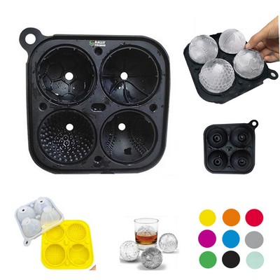 Sports Ball Shaped Silicone Ice Ball Mold